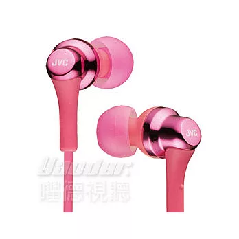 JVC HA-FX26 繽紛多彩 時尚繽紛10色 耳道式耳機- 甜蜜粉