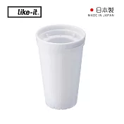 【日本like-it】日製碎冰製冰盒  -白