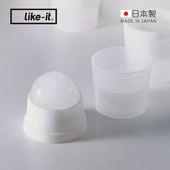 【日本like-it】威士忌冰球製冰盒-6cm 白