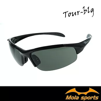 摩拉兒童(8-12)運動太陽眼鏡 黑色 頂級防護鏡片 UV400  跑步/自行車/棒球- Tour-blg MOLA SPORTS