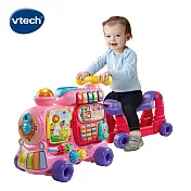 【Vtech】4合1智慧積木學習車-粉色