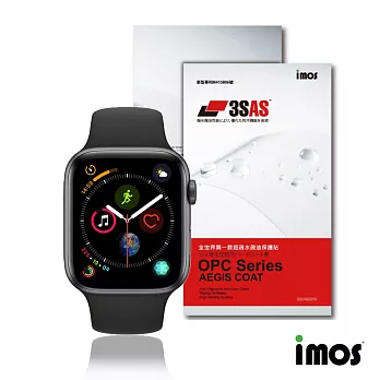 imos Apple Watch 44mm 第四代《非滿版》超抗撥水疏水疏油效果保護貼-兩入