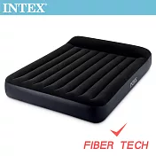 【INTEX】舒適雙人特大充氣床(FIBER TECH)-寬183cm(64144)
