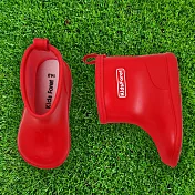 日本KidsForet B81824R 紅色 兒童雨鞋14紅色