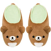 San-X 拉拉熊甜蜜保暖系列毛絨保暖室內鞋。蜂蜜小熊