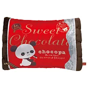 San-X 巧克貓熊行李箱系列巧克力造型抱枕