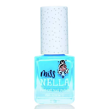 英國 【Miss NELLA】 兒童水性可撕式安全指甲油-美人魚藍 MN01 (4ml)
