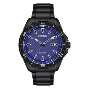 CITIZEN Eco-Drive AR星空閃耀時尚光動能腕錶-黑X藍