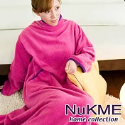 棉花田【NuKME】時尚多功能創意袖毯-粉紅色