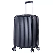 DF travel - 升級版多彩記憶玩色硬殼可加大閃耀鑽石紋20吋行李箱-共8色黑