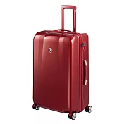 【BENTLEY】28吋 PC+ABS 蜂巢纹拉鍊款輕量行李箱 -紅