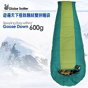 【遊遍天下】台灣製防風防潑水保暖雙拼睡袋 鵝絨睡袋GD600(1.2KG)_隨機選色F右開