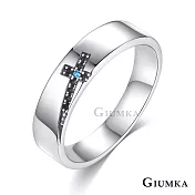 GIUMKA 情侶戒指 925純銀 真愛同行 十字架造型 純銀戒 單個價格 MRS08023寬版美國戒圍7