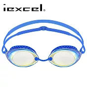iexcel 蜂巢式電鍍專業光學度數泳鏡 VX-940平光-0.0