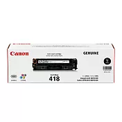 Canon CRG-418BK 原廠黑色碳粉匣