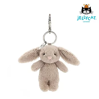 英國 JELLYCAT 鑰匙圈/吊飾 Bashful Beige Bunny 拿鐵灰兔