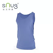 【sNugPH5.5抗臭清新背心-藍色】男內衣/吸汗除臭/輕薄透氣/PH5.5日本弱酸性消臭纖維/台灣製/ M 藍色
