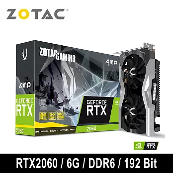 ZOTAC 索泰 GAMING GeForce RTX 2060 AMP 顯示卡
