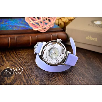 CAMEO 貝雕鍊帶手錶 - W002 (藍色款)