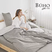 《BUHO》舒涼TENCEL天絲雙人三件式床包枕套組 《浪居夜旅》
