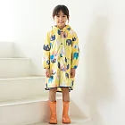 日本WPC 頑皮象L 空氣感兒童雨衣/防水外套 附收納袋(120-140cm)