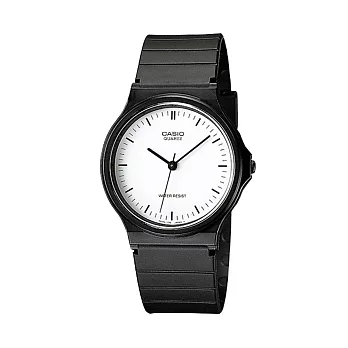 CASIO 卡西歐MQ-24極簡時尚指針中性錶-  白面黑針 7E