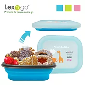 Lexngo兒童矽膠餐盒-大藍