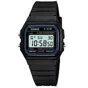 【CASIO】經典運動電子腕錶-黑(F-91W-1)