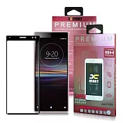 Xmart for SONY Xperia 10 超透滿版 2.5D鋼化玻璃貼-黑黑