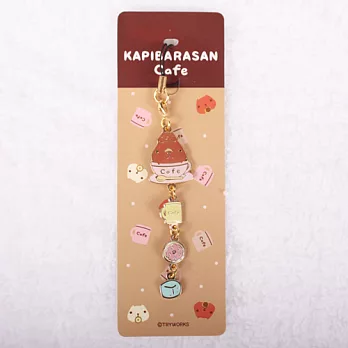 Kapibarasan 水豚君咖啡小舖系列金屬吊飾-馬克杯