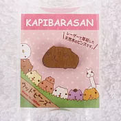 Kapibarasan 水豚君系列木製徽章(九款)。水豚君爺爺