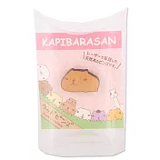 Kapibarasan 水豚君系列木製徽章(九款)。熱血君