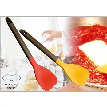 日本【MARNA】吃乾抹淨刮勺 K286  紅