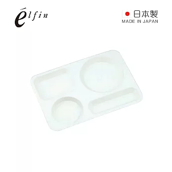 【日本高桑金屬】日製不鏽鋼限定色個人餐盤-白色