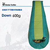 【遊遍天下】MIT台灣製90%羽絨保暖防風防潑水雙拼羽絨睡袋(D600)顏色隨機 F 右