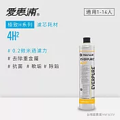 愛惠浦 EVERPURE 4H2活性碳濾芯(DIY更換)