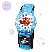 Disney迪士尼兒童自黏帶手錶藍色閃電麥坤