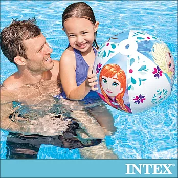 【INTEX】冰雪奇緣ELSA-沙灘球51cm 適用3歲以上(58021)