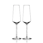 《ROGASKA》歐洲精品-沉思者系列 水晶香檳杯-2支裝 (無鉛水晶杯) 手工製