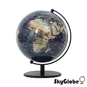SkyGlobe 10吋衛星霧面黑質感地球儀(英文版)