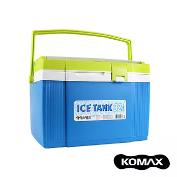 韓國KOMAX 戶外野營保溫冰桶32L-藍