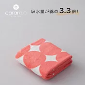 CB Japan泡泡糖 幾何系列超細纖維3倍吸水毛巾櫻桃粉