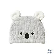 CB Japan 動物造型超細纖維浴帽無尾熊灰