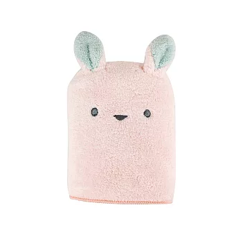 CB Japan 動物造型超細纖維毛巾小白兔粉