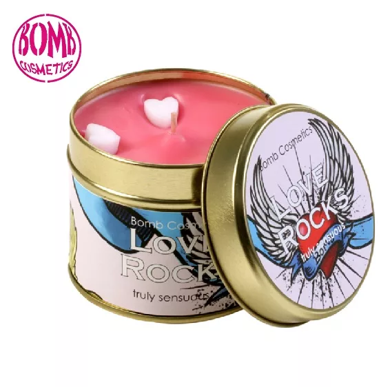 【Bomb Cosmetics】Love Rocks 美麗花園鐵罐香氛蠟燭