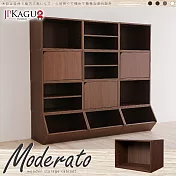 JP Kagu 日式品味DIY木質空櫃/收納櫃(4色) 淺胡桃木色
