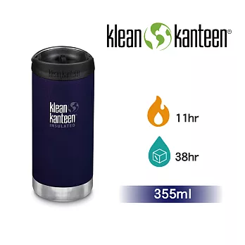 【美國Klean Kanteen】TKWide寬口不鏽鋼保溫瓶-355ml橄欖紫