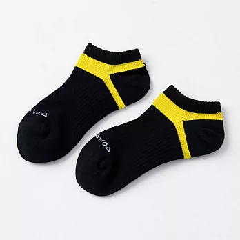 襪襪 WOAWOA｜防護型．兒童運動 除臭襪-大童(18-21cm)黃色