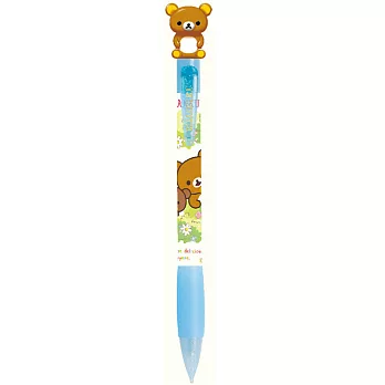 San-X 拉拉熊蜂蜜森林小熊系列自動鉛筆。懶熊（藍）