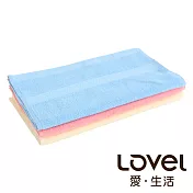 Lovel 嚴選六星級飯店素色純棉毛巾3件組(共5色)椰褐3件組